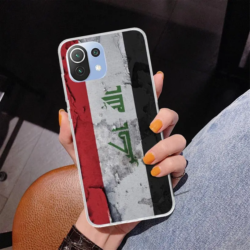 Чехол для телефона с национальным флагом Ирака Xiaomi Redmi Note 10 9S 9 8T 8 Pro 7 5 Mi 12T 11T 10T 9T 12 11