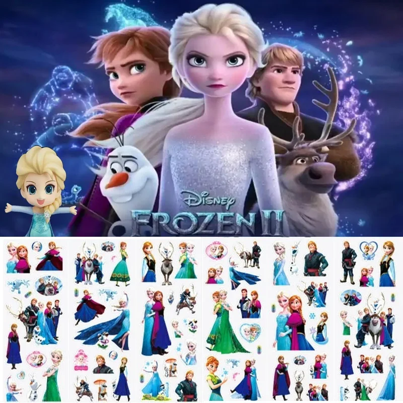 

Disney Frozen random 12pcs 3D Puffy Bulk Stickers Sophia Mickey Minnie Princess Kid Cartoon Waterproof PVC Toy puzzle Sticker