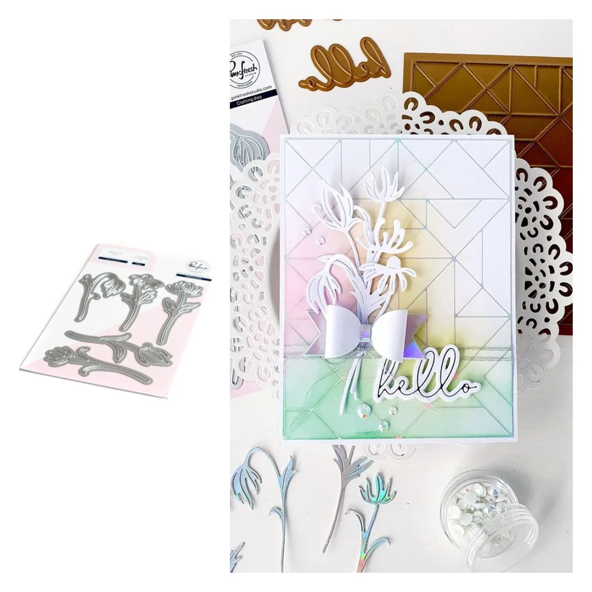 

Arrival 2022 Spring Artistic Blossoms Cutting Dies Diy Craft Paper Envelope Greeting Card Scrapbooking Decoration Embossing Mold
