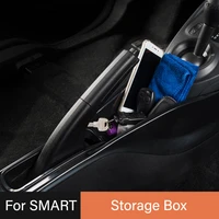 central control storage box gear handbrake storage box for new mercedes smart 453 fortwo forfour 2015 2019 car accessories