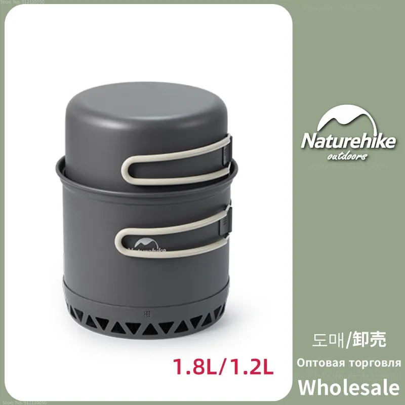 

Naturehike Кастрюля из нержавеющей стали Кемпинг Легкий набор кастрюль Пикник Портативный Антипригарная Сковорода На открытом воздухе Многофункциональная посуда