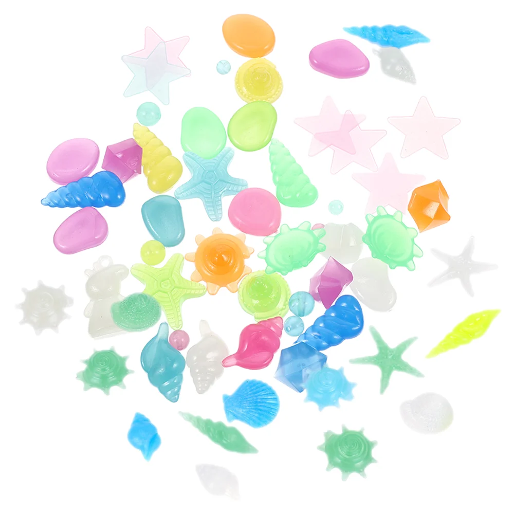 

50 шт. светящийся камень, светящиеся темные камни, аквариумные цветочные горшки, уличные поставки, светящиеся нежные гальки, флюоритовые камни, Декор