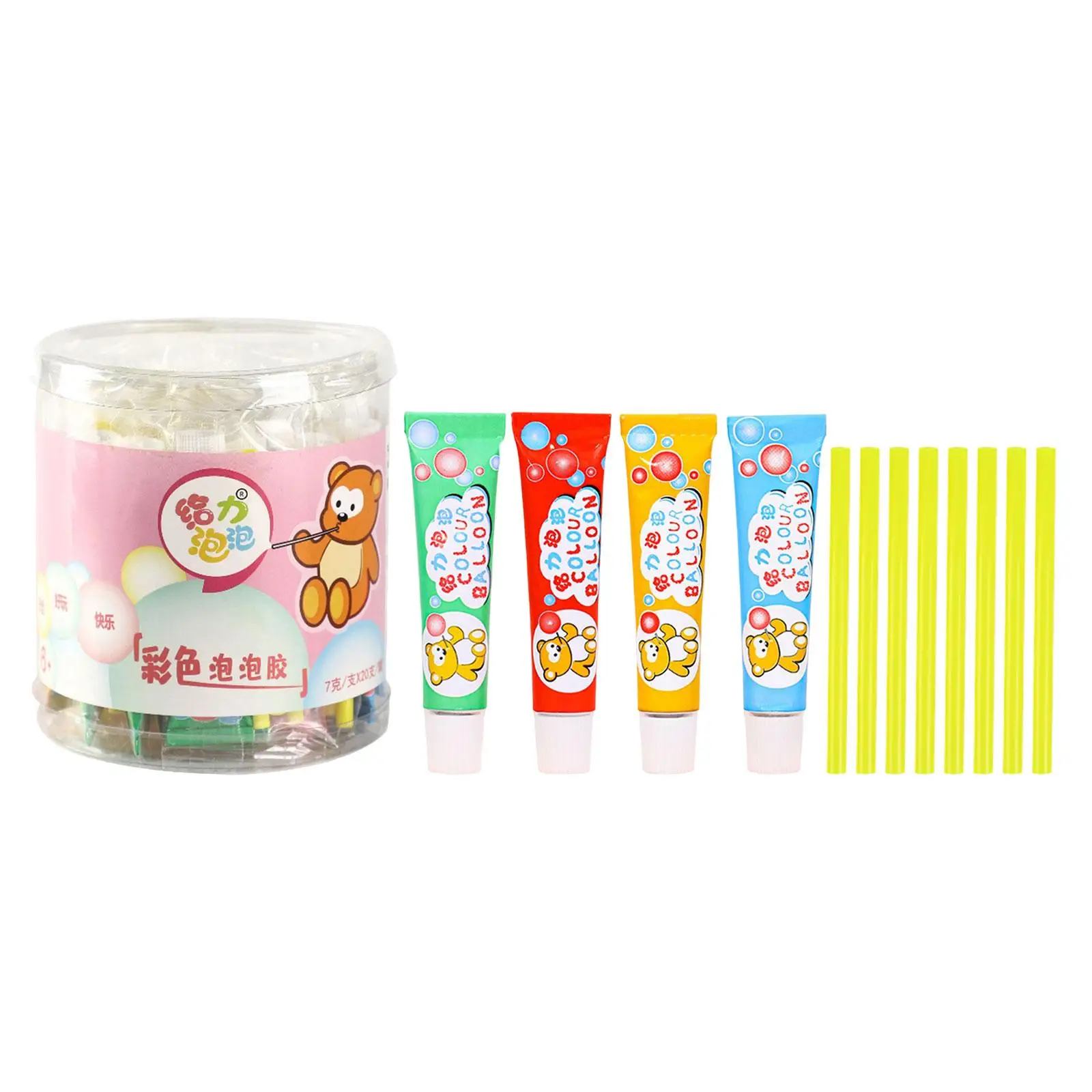 

20Pcs Blow Bubbles DIY Crafts Educational Sensory Toy for Kids Party Favor