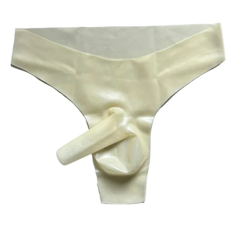 Сексуальные мужские латексные трусы для косплея бесшовное нижнее белье