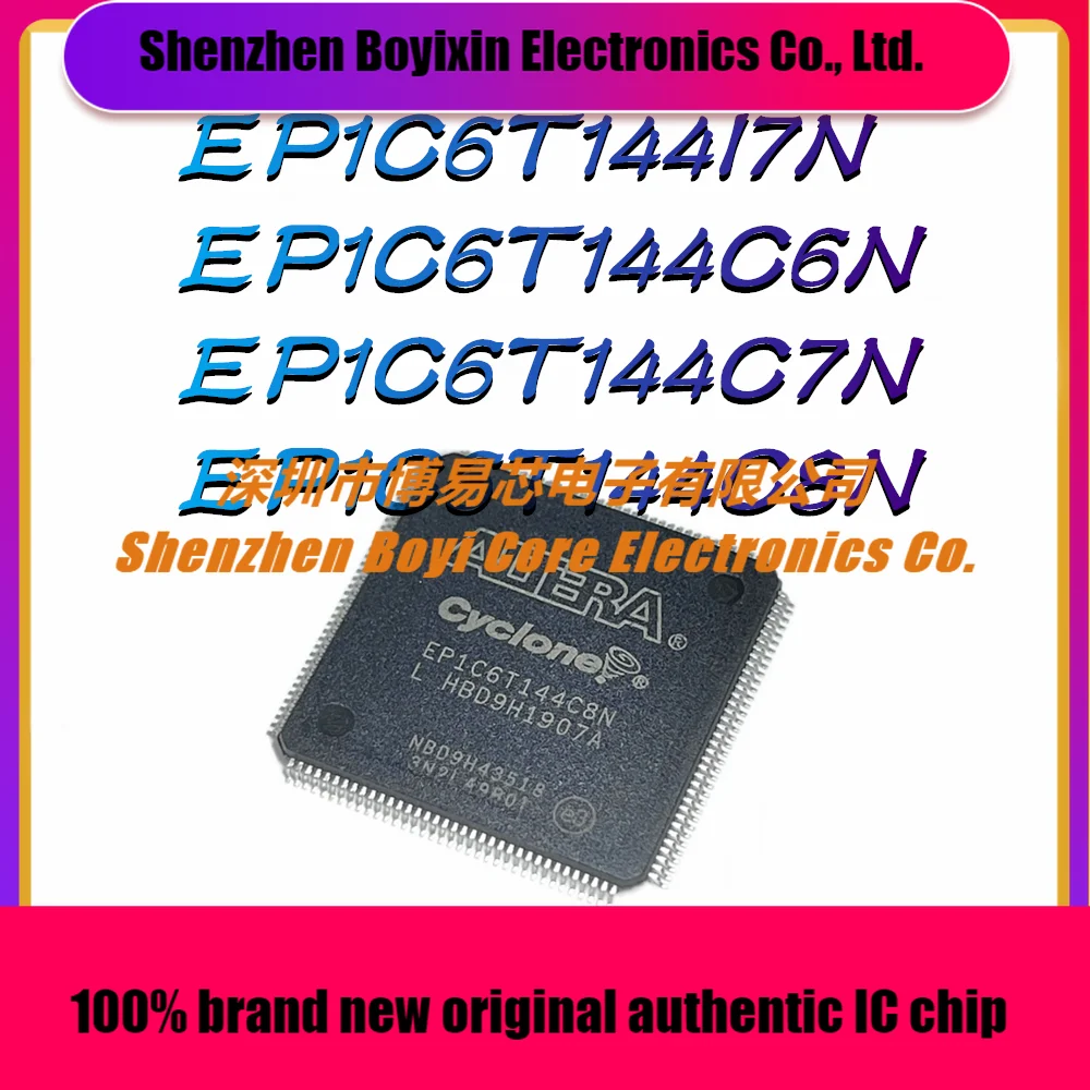 EP1C6T144I7N EP1C6T144C6N EP1C6T144C7N EP1C6T144C8N посылка: TQFP144 новое оригинальное подлинное программируемое логическое устройство (CPLD/FPGA)