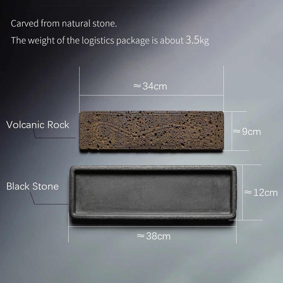 

Чайный поднос, тарелка из натурального камня, украшение с узором дракона, китайский домашний стол, прямоугольный офисный аксессуар, антиквариат, чайный сервиз для кунг-фу