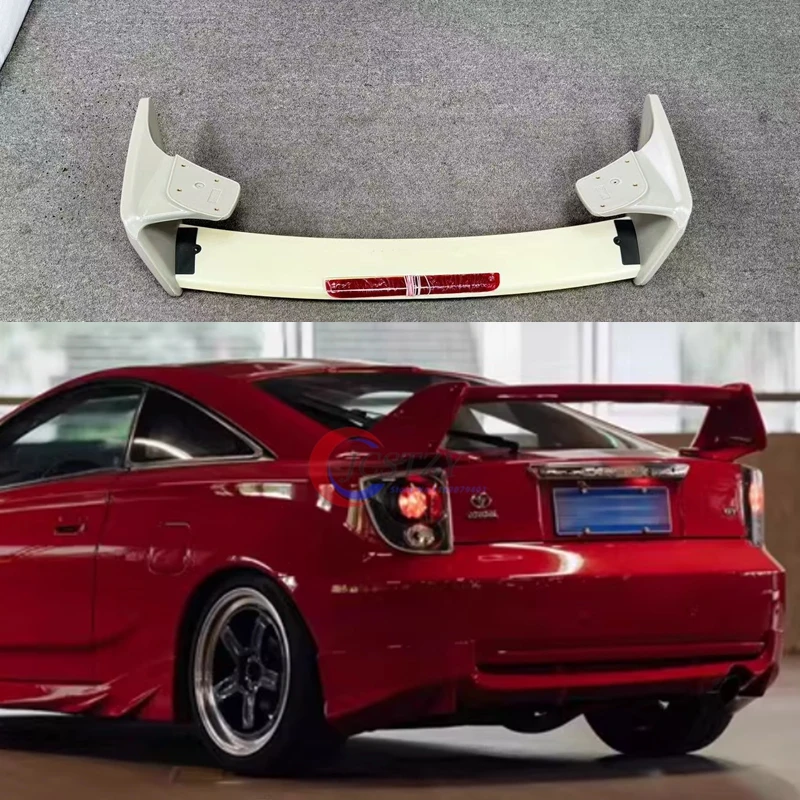 

Для TOYOTA CELICA задний багажник-спийлер 2000-2005 со светодиодными фонарями, ABS-пластик, автомобильный спойлер, багажник, багажник, крыло, спойлер