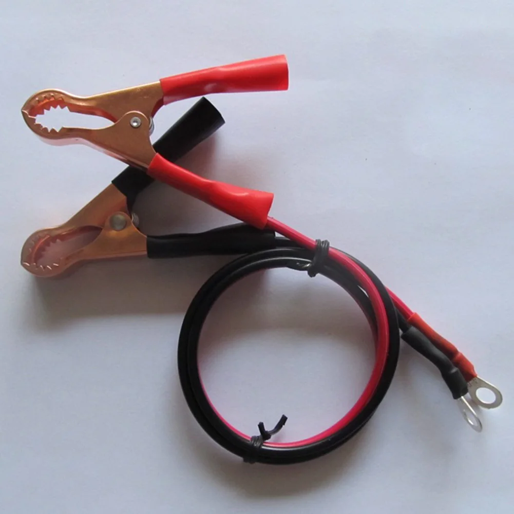 

2 PCS Battery Clip Cable Wire Car 50AMP Battery Inverter Wire Power Transfer Cable Alligator Clip Batteries
