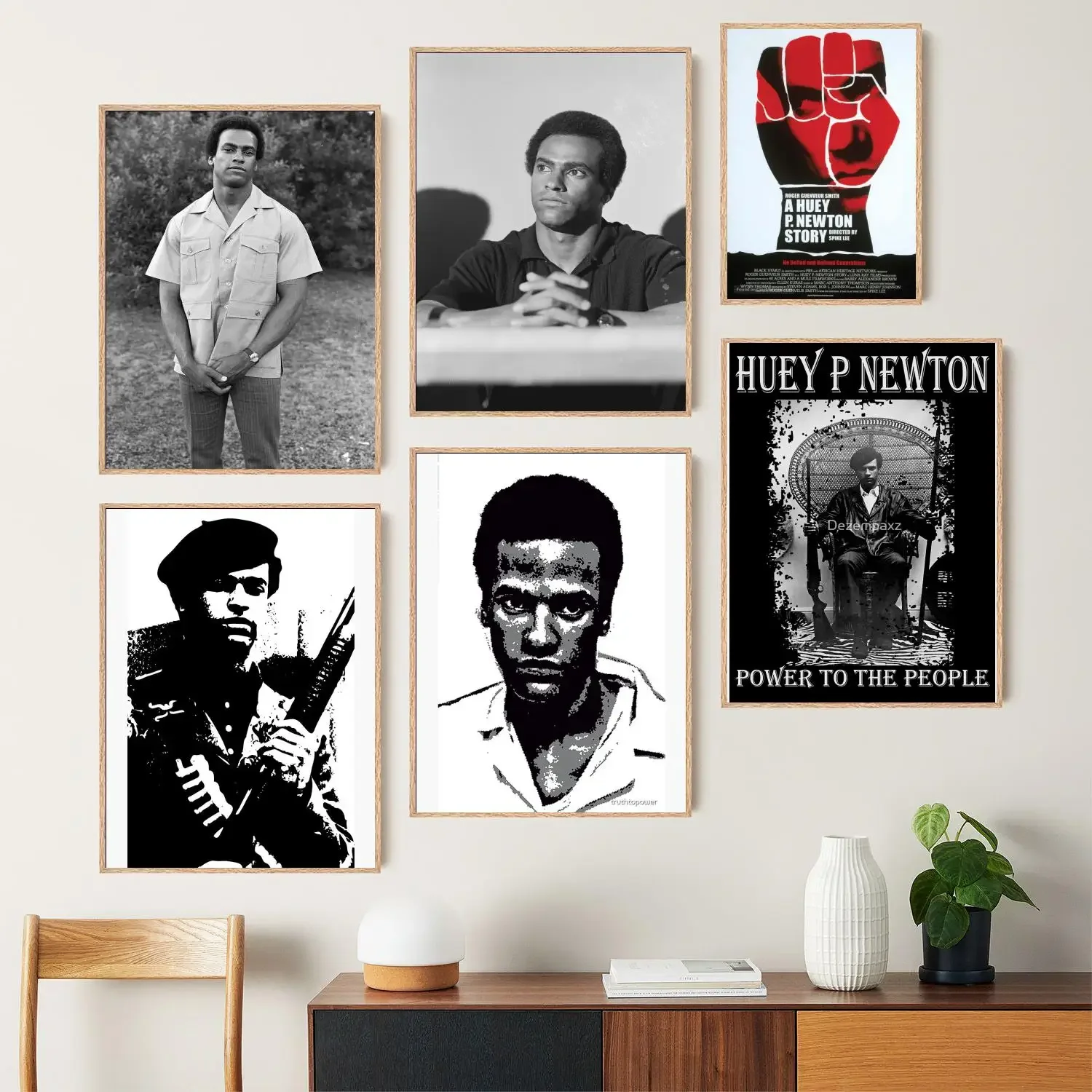 Художественный плакат huey p newton печать на холсте настенный художественный для