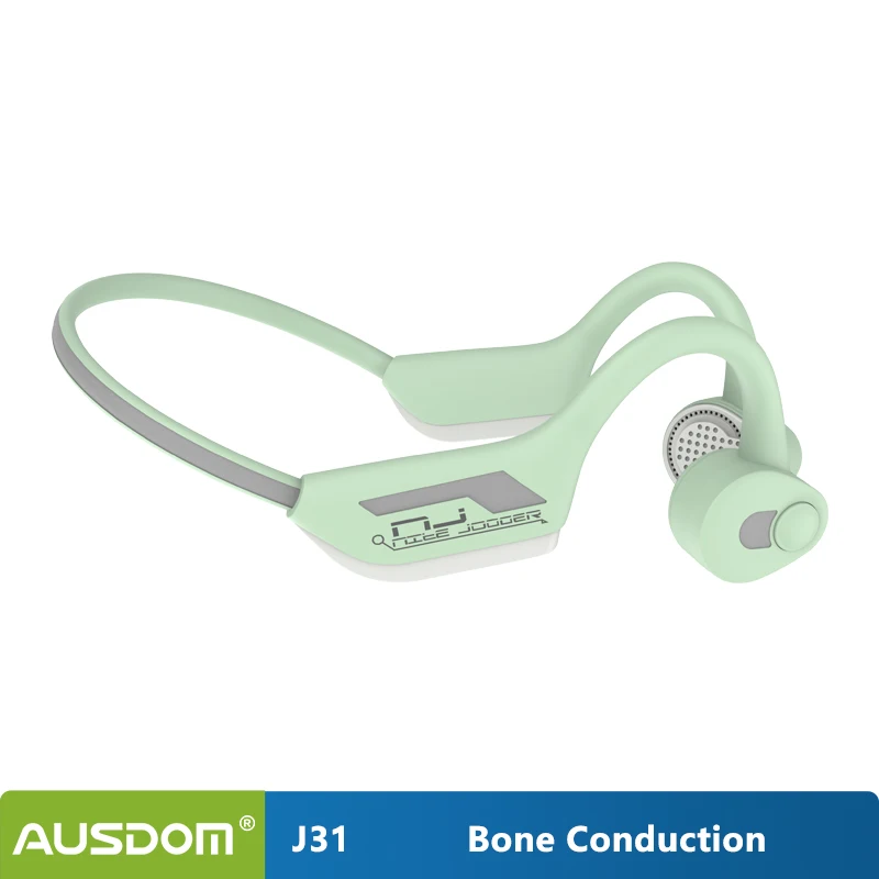 

Беспроводные наушники AUSDOM J31 Bluetooth 5,0, наушники костной проводимости CVC8.0 с шумоподавлением и микрофоном, уличная спортивная Гарнитура