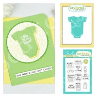 arrival 2022 new onesie funsies dies clear stamps combo dies scrapbook used for diary decoration template diy card handmade