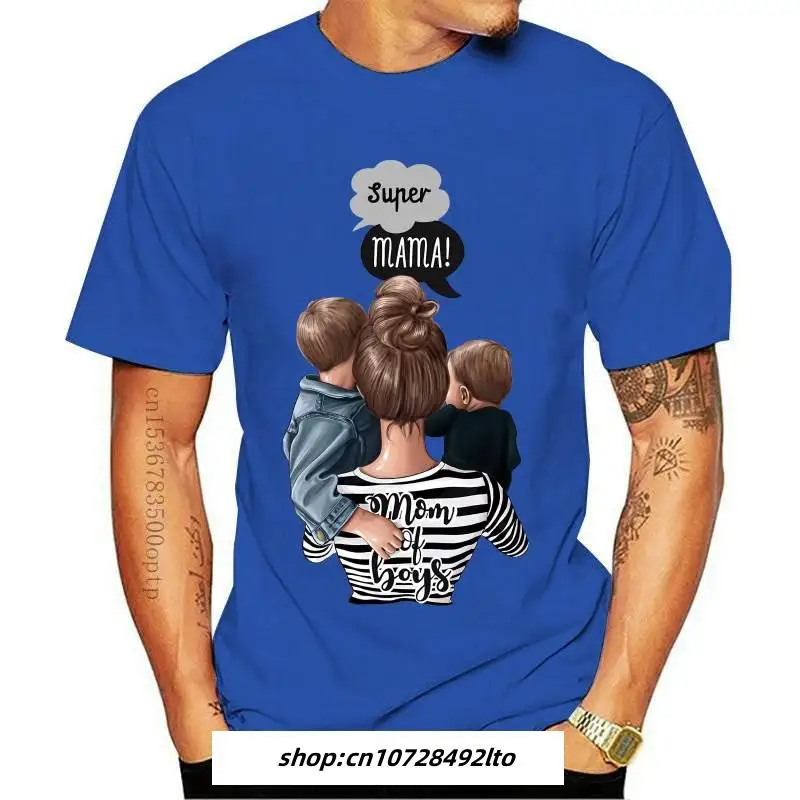 

Mens Clothing Mother And Daughter T Shirt Clothes Family Onions Super Mom's Hipster Loose Cheap Pop Casual Baby Girl Simple