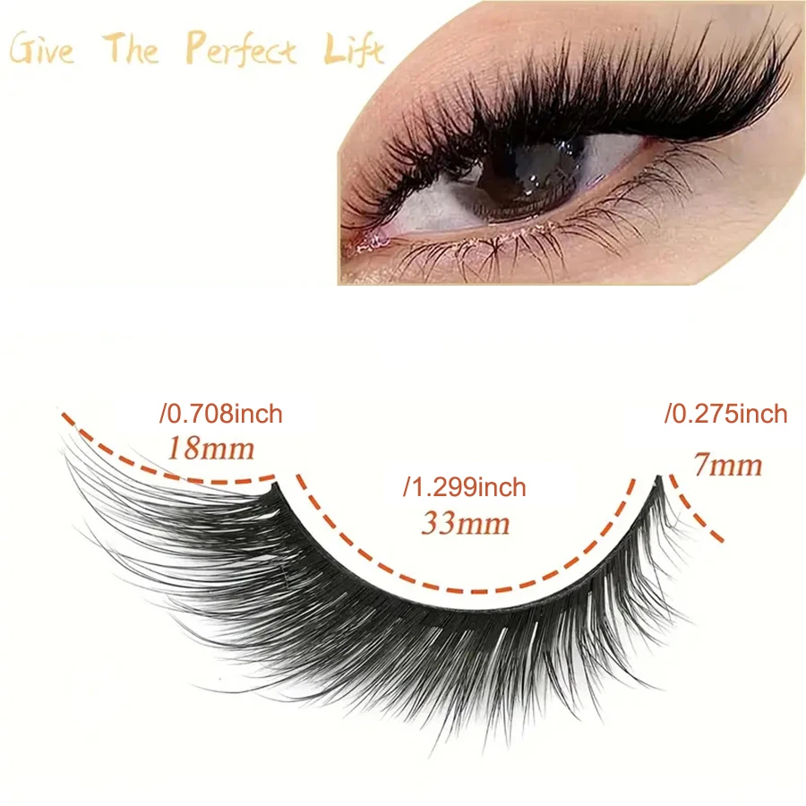 Две коробки (5 + 5) накладных ресниц для глаз из манго. Натуральные густые вьющиеся