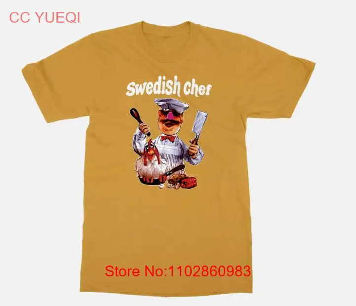 Шведский шеф-повар Vert Der Ferk Рубашка Забавная мужская футболка для плиты