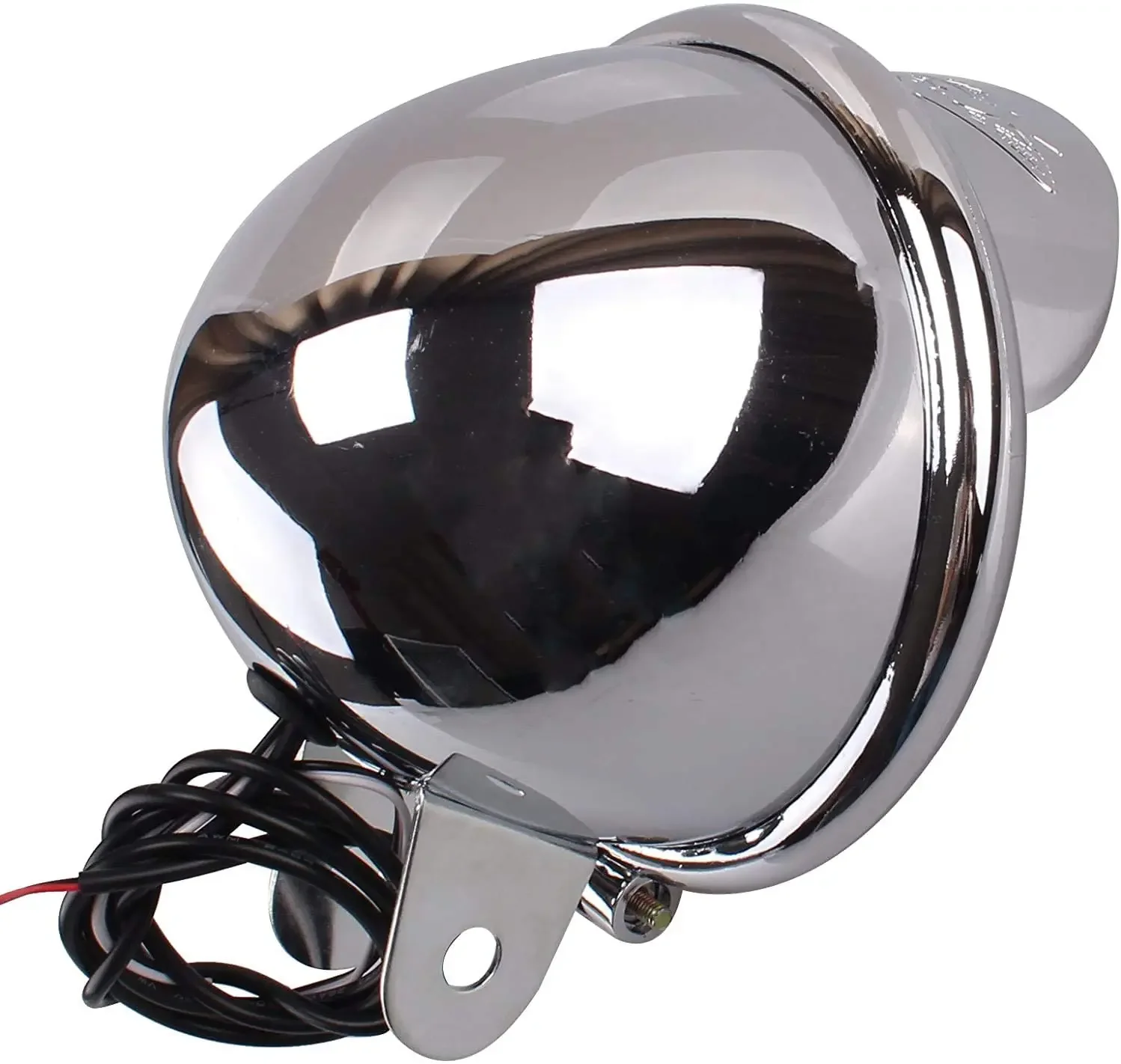 Передняя лампа для мотоцикла искусственная хромированная с ангельскими