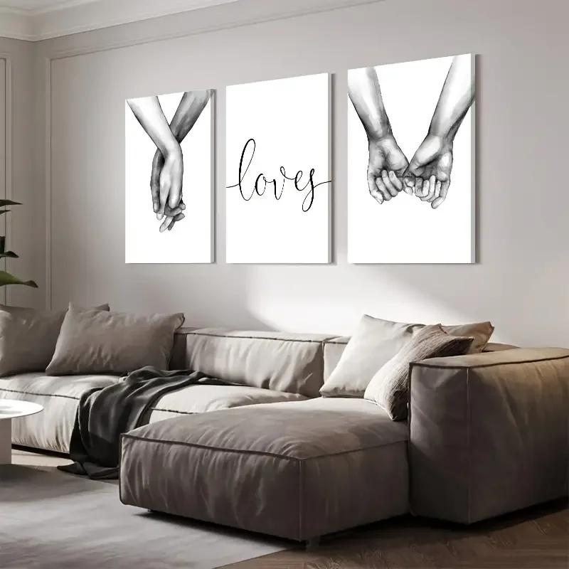 Современная классическая картина распылением печать на холсте набор из 3