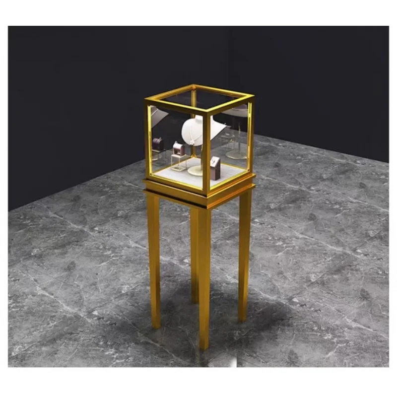 Пользовательские роскошные стеклянные витрины со светодиодной подсветкой