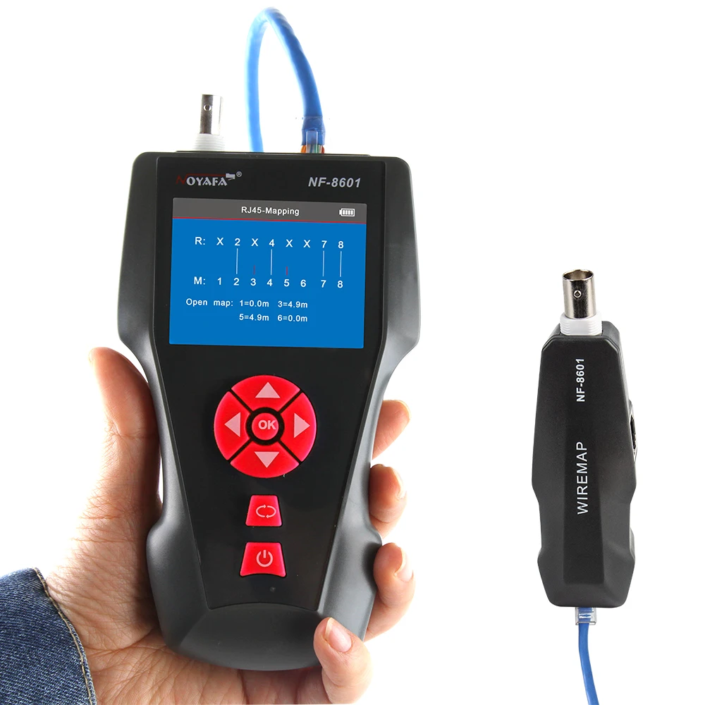 

NF-8601 Multi-functional LAN Network Cable Tester include PoE/PING testing
