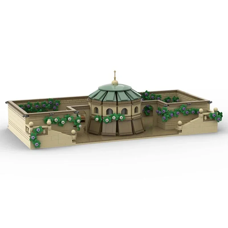 Moc строительные кирпичи Theed двор сад технология модульные блоки подарки Рождественская звезда модель фильма игрушки наборы «сделай сам» сборка (art.: 3920cede8926b) - 3920cede8926b