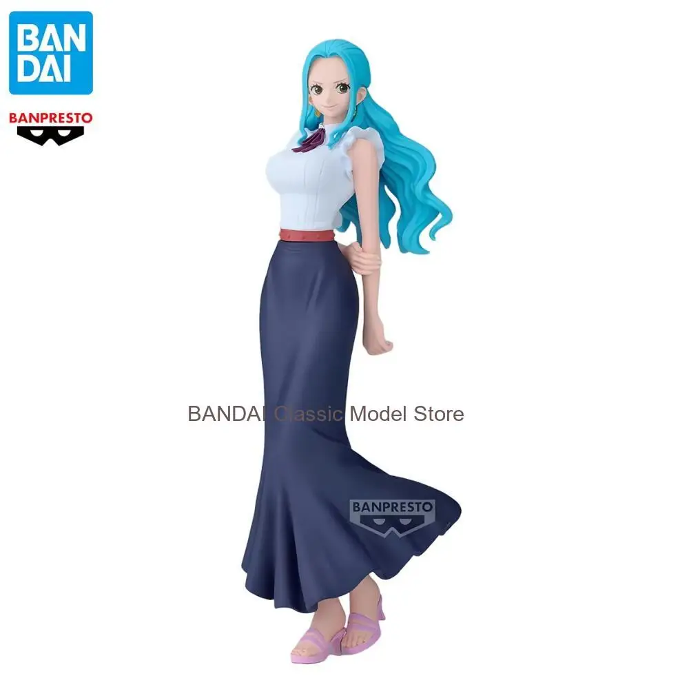 Фото В наличии: Оригинальная аниме-фигурка BANDAI One Piece DXF THE GRANDLINE SERIES EXTRA NEFELTARI VIVI, коллекционная модель, игрушка, подарок №1