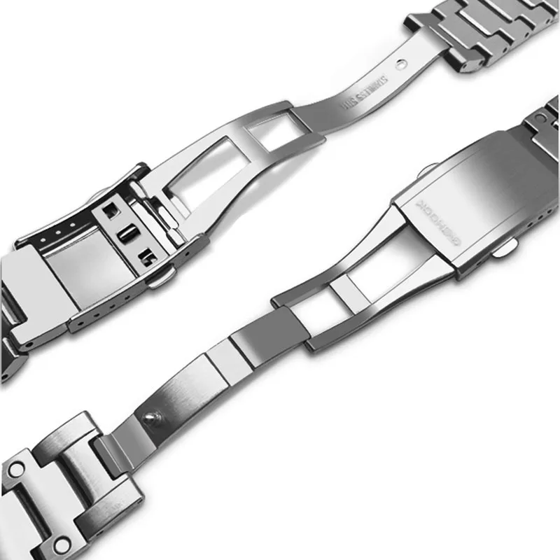 Metal Case+Bezel Strap for G-shock DW5600/5610 GW5600E Stainless Steel Watch Band Casio DW/GW5000 DW5035 Accessories | Наручные часы