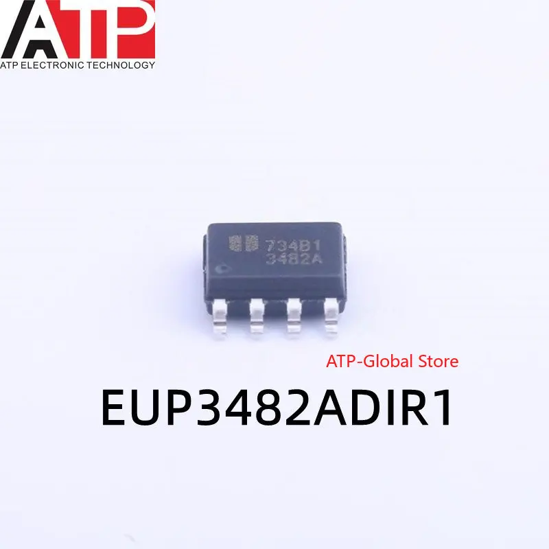 10 шт., интегральные микросхемы EUP3482ADIR1 EUP3482A EUP3482 3482A sop-8