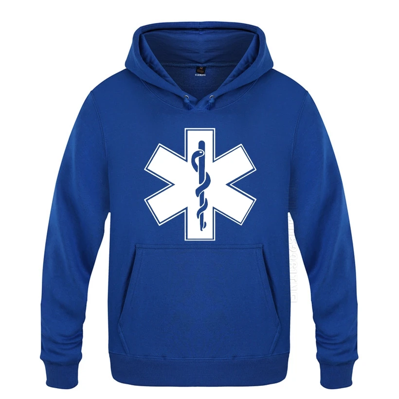 EMT Emergency Medical Technician Hoodies Men Men's Pullover Hooded Tops Fashion Designer Streetwear Long Sleeve Sweatshirts