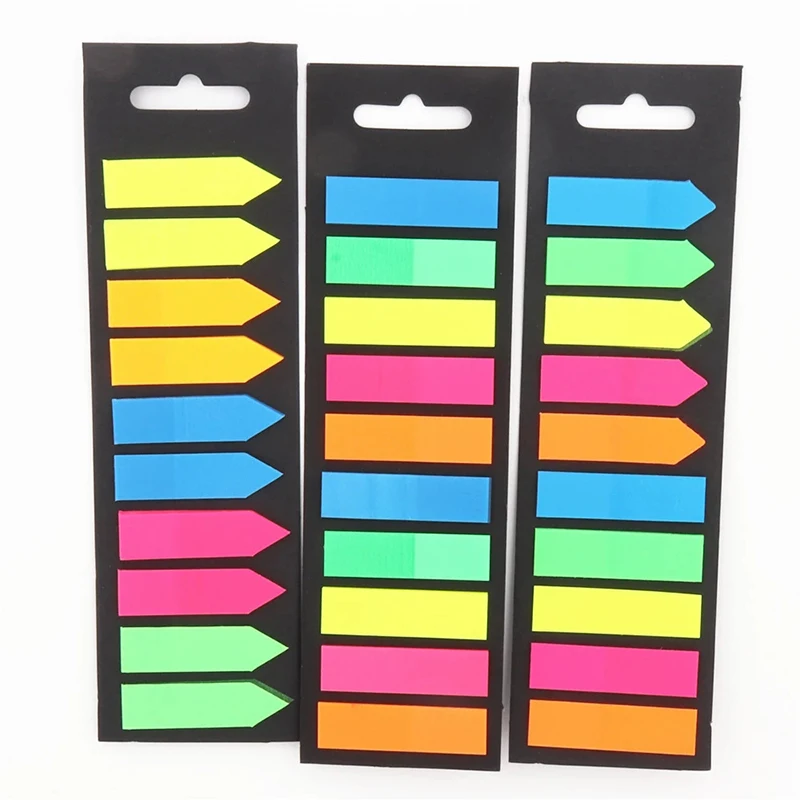 

200 sheets Posted it Transparent Sticky Note Notebook Memo Pad Clear Sticky Notes Index Tabs Bookmark Stationery Office Supplies