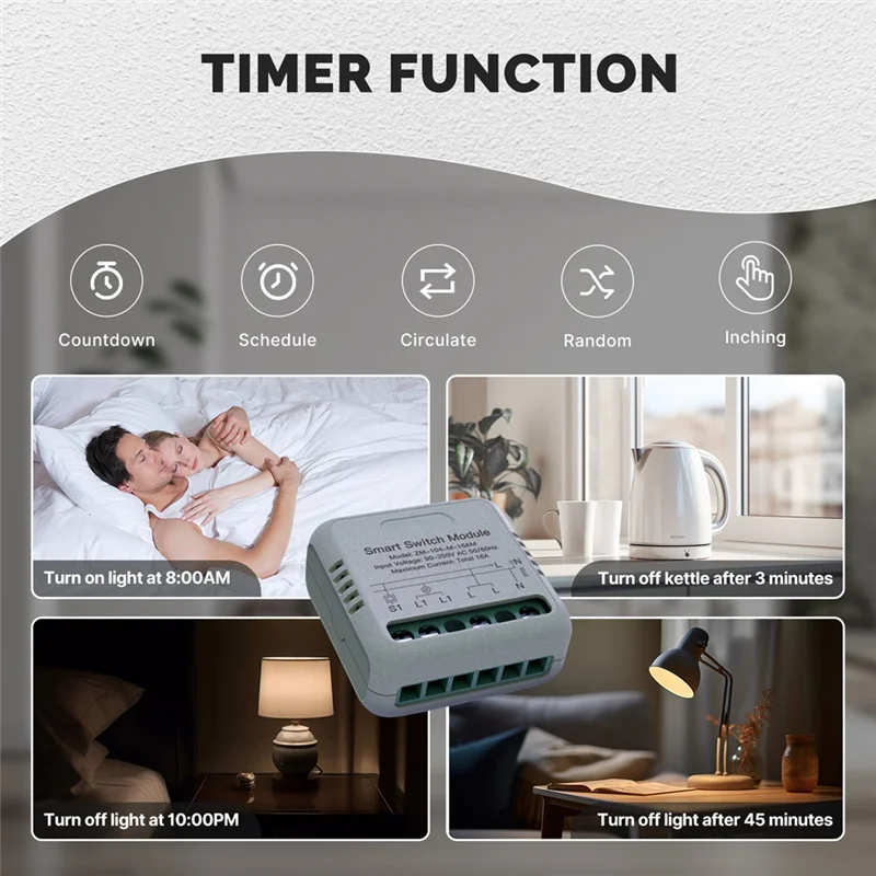 Фото -A15I Tuya Zigbee модуль умного переключателя, монитор потребления электроэнергии, таймеры, выключатель света «сделай сам», 1 гр №4