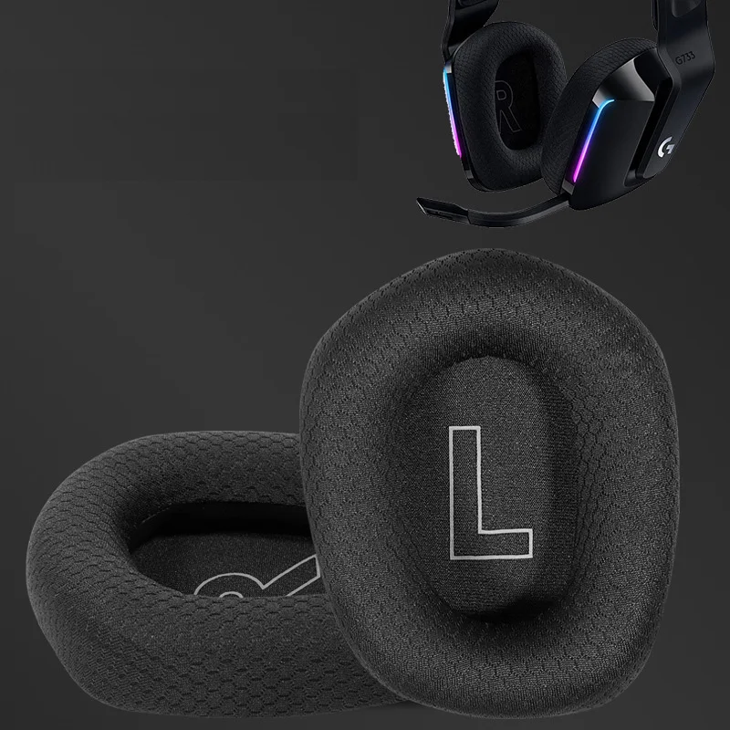 Фото Детали для Logitech G733, сменные амбушюры, мягкая губка, аксессуары для наушников №4