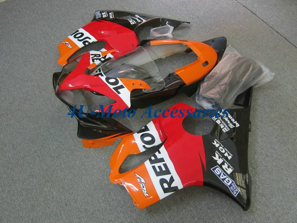 Комплект обтекателей для HONDA CBR600F4I 2004 2005 2006 2007 CBR600 F4I 04 05 06 07 инъекция REPSOL Красный