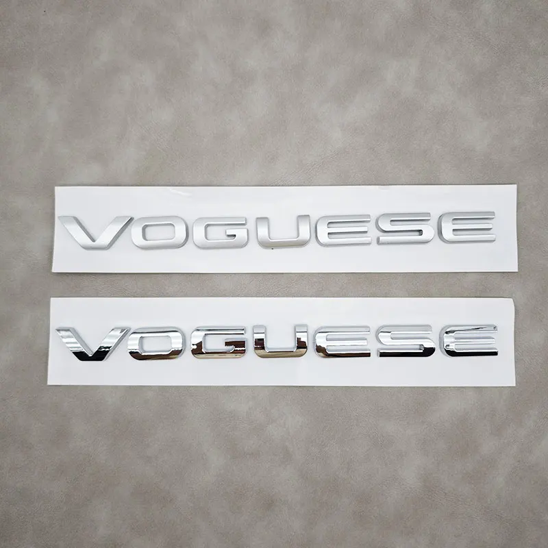 3d Abs Vogue Se Эмблема С Буквами Для Land Rover Range Наклейка На Заднюю Часть Автомобиля
