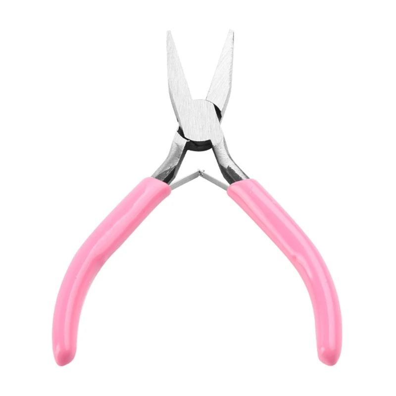 

Jewelry Making Pliers Tool with Plastic Handle Mini Precision Pliers for DIY Jewelry Making Beading Repair Hobby Supply