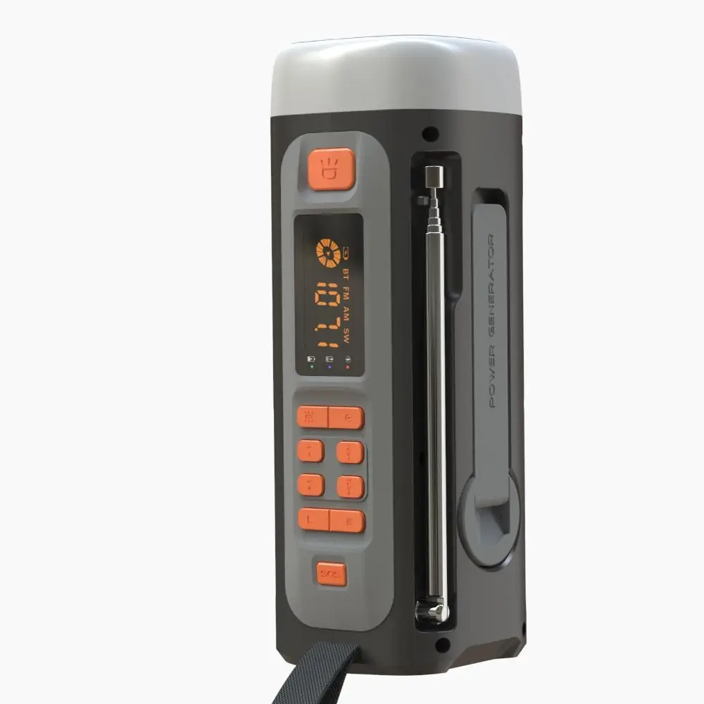 Безопасный аварийный радиоприемник на солнечной батарее FM AM портативный