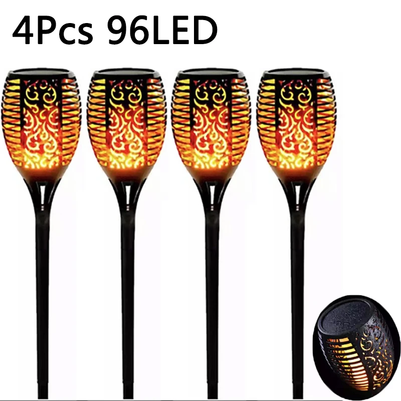 

96 Светодиодных Солнечных Ламп, Водонепроницаемые Уличные Садовые Декоративные Светильники, Патио, Ночники