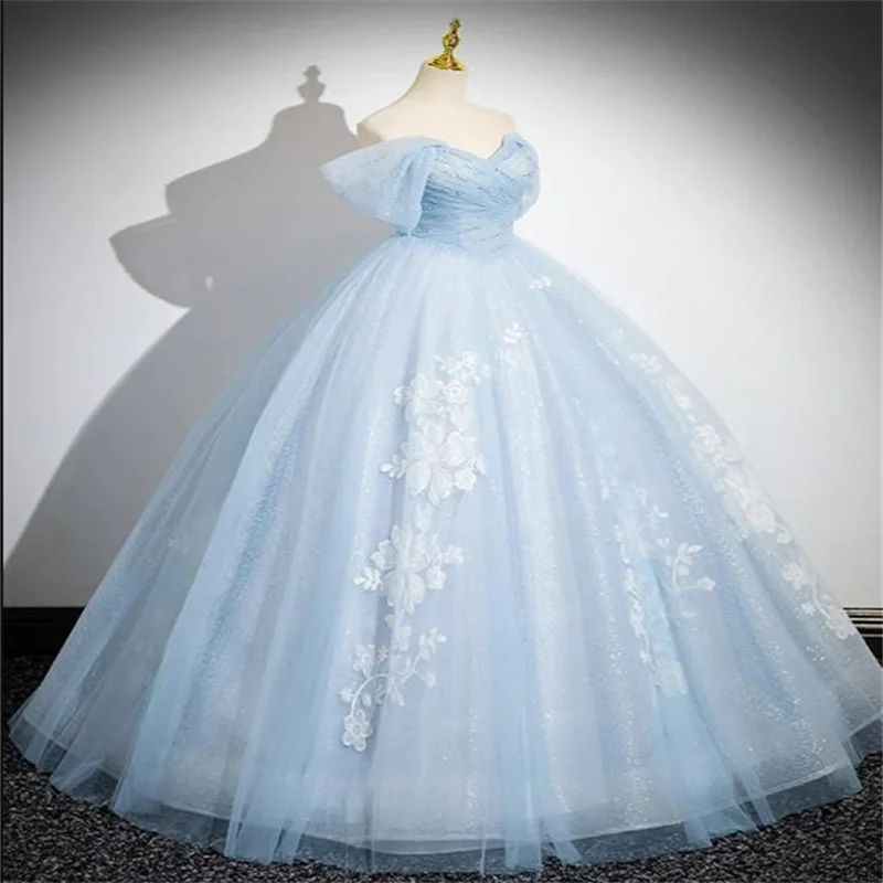 Реальные фотографии MULONG блестящее платье для выпускного вечера с пышными