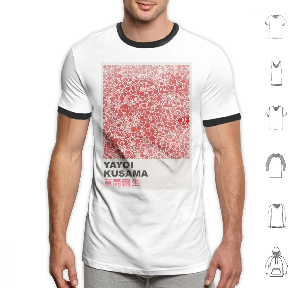

Kusama Yayoi Japnese T Shirt Cotton Men Women Diy Print Vintage Abstract Fanart 70S 80S 90S Retro Exhibition Minimalist