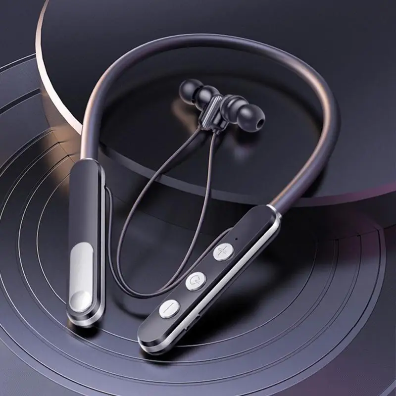 

Magnetic Earphones Wireless Headphones Magnetic Sport Neckband Neck-hanging TWS Earbuds Wireless Stereo In-ear Headset With Mic