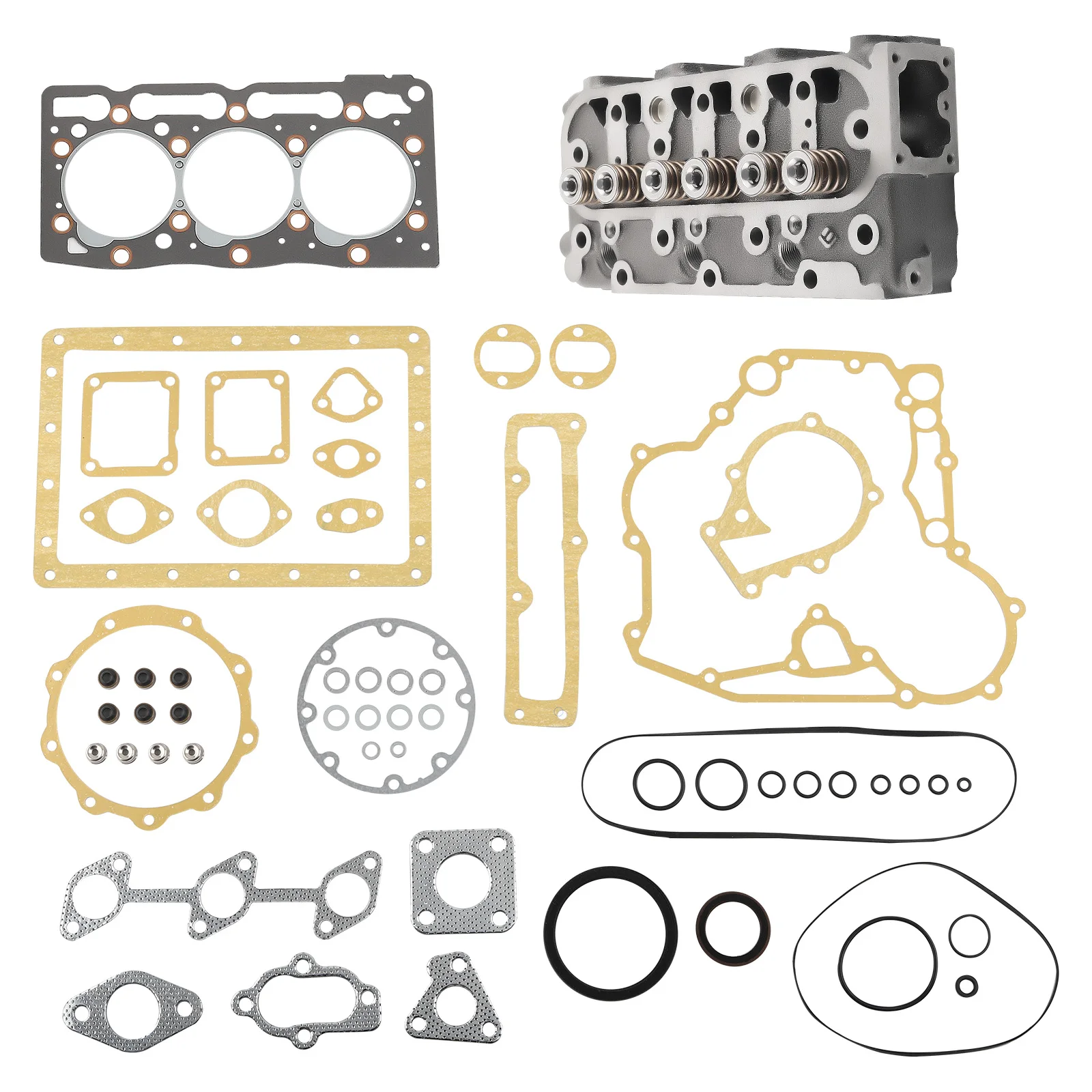 Новая D1105 полная головка цилиндра + прокладка для Kubota RTV1100 RTV1100CW9 RTV1140CPX