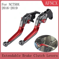 nc750x motorcycle accessories adjustable extendable brakes clutch lever for honda nc750x 2016 2019 foldable brakes clutch