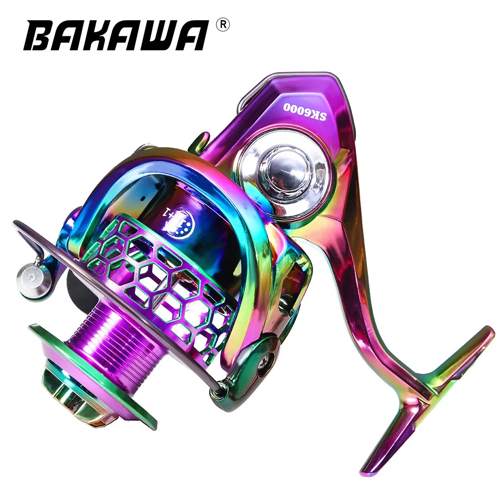 

BAKAWA Fishing Wheel 8-15KG Max Drag Metal Spool Spinning Reel Carp Sea Saltwater Stainless Steel Bearing 5.0:1 4.7:1 Pesca