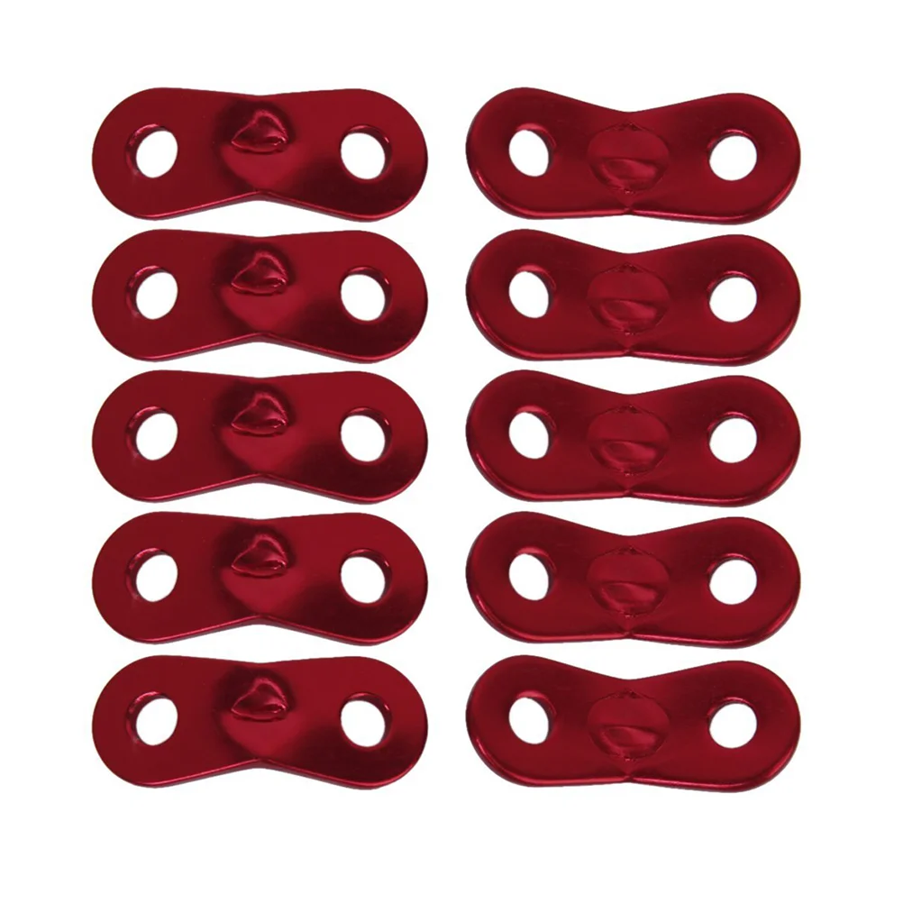 

10PCS Anti-Slip Locking Rope Fastener Guyline Clip Cord Fastener for Hiking Awning Camping Tent