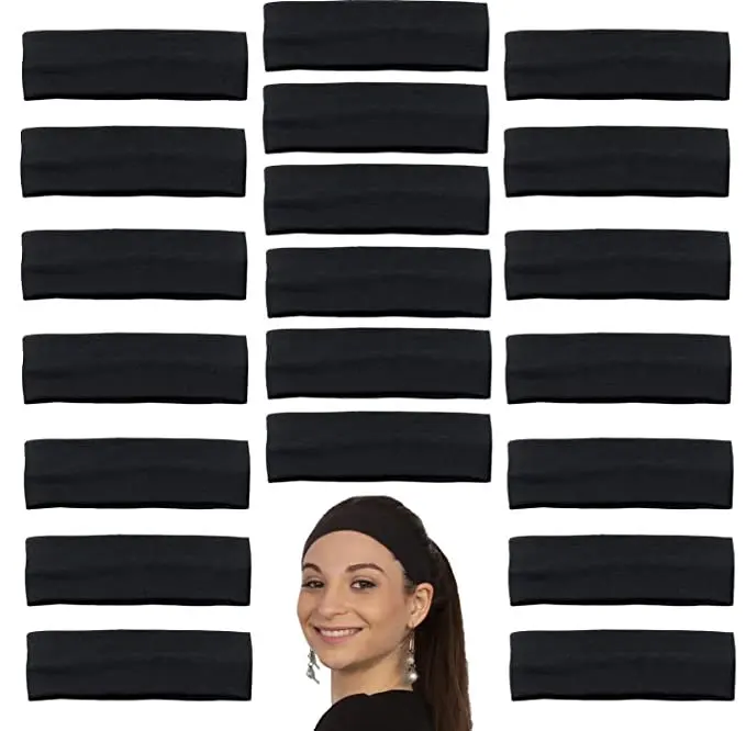 

Эластичные повязки на голову-искусственная кожа-2-Дюймовая-широкая повязка на голову-20 шт. в упаковке