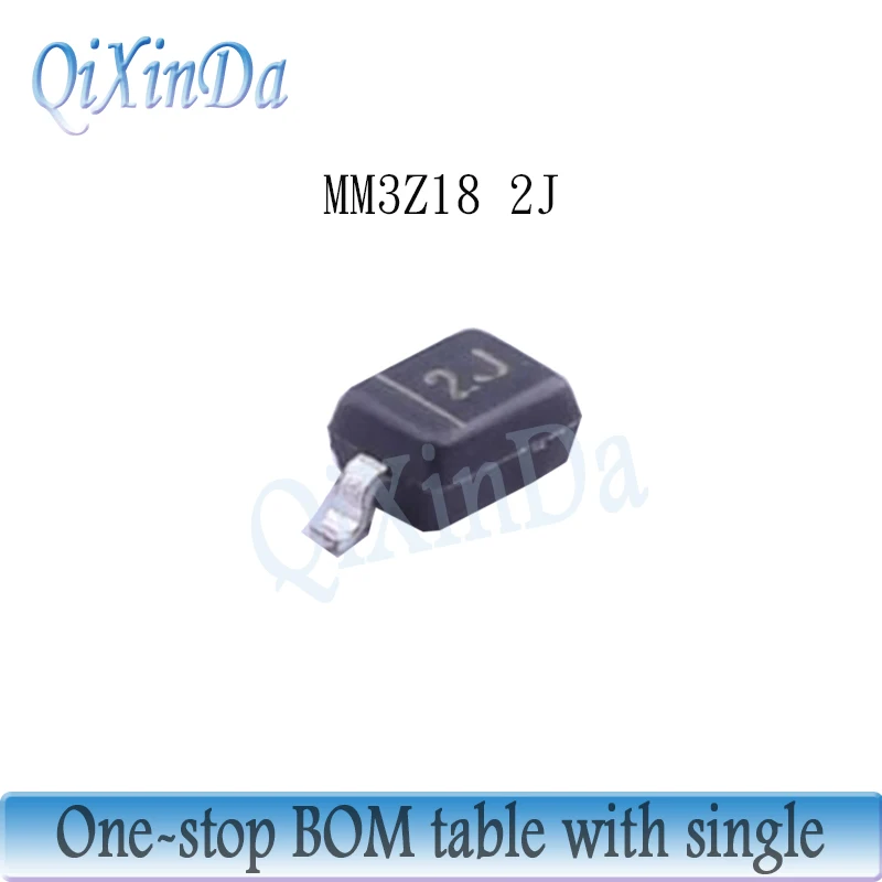 100 шт. SMD Diodo Zener MM3Z6V2 MM3Z6V8 MM3Z7V5 MM3Z8V2 MM3Z9V1 MM3Z10 MM3Z11 MM3Z12 MM3Z15 MM3Z18 MM3Z20 MM3Z22 SOD-323