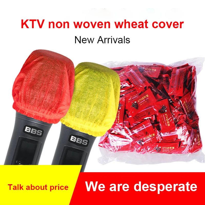 

Universal Hick Mic Covers Non-wovennon-woven Microphone Blowout Preventer Disposable Clean And Sanitary Wheat Cover Audio Device
