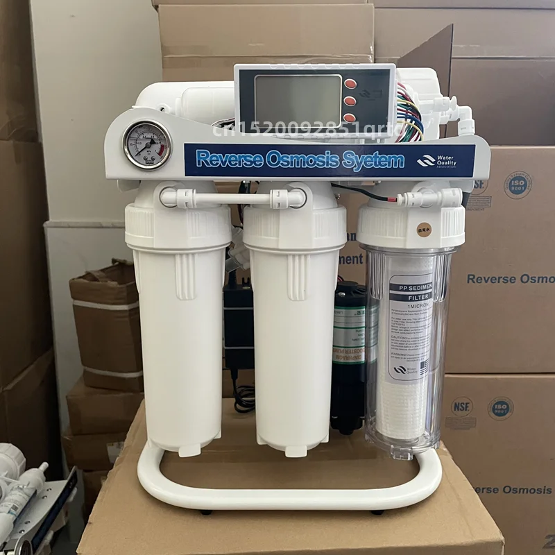 

400/600gpd Water Purifier Reverse Osmosis System Pure Water Machine Reverse Osmosis Water Filter Automatic Flush Aquarium System