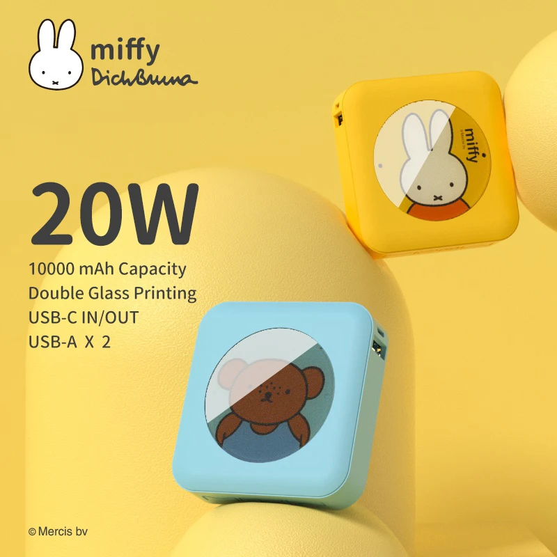 MIPOW Mini Power Bank 10000mAh Portable Charging Cute Powerbank External Battery Fasting Charger for iPhone 13 Xiaomi Mi Huawei