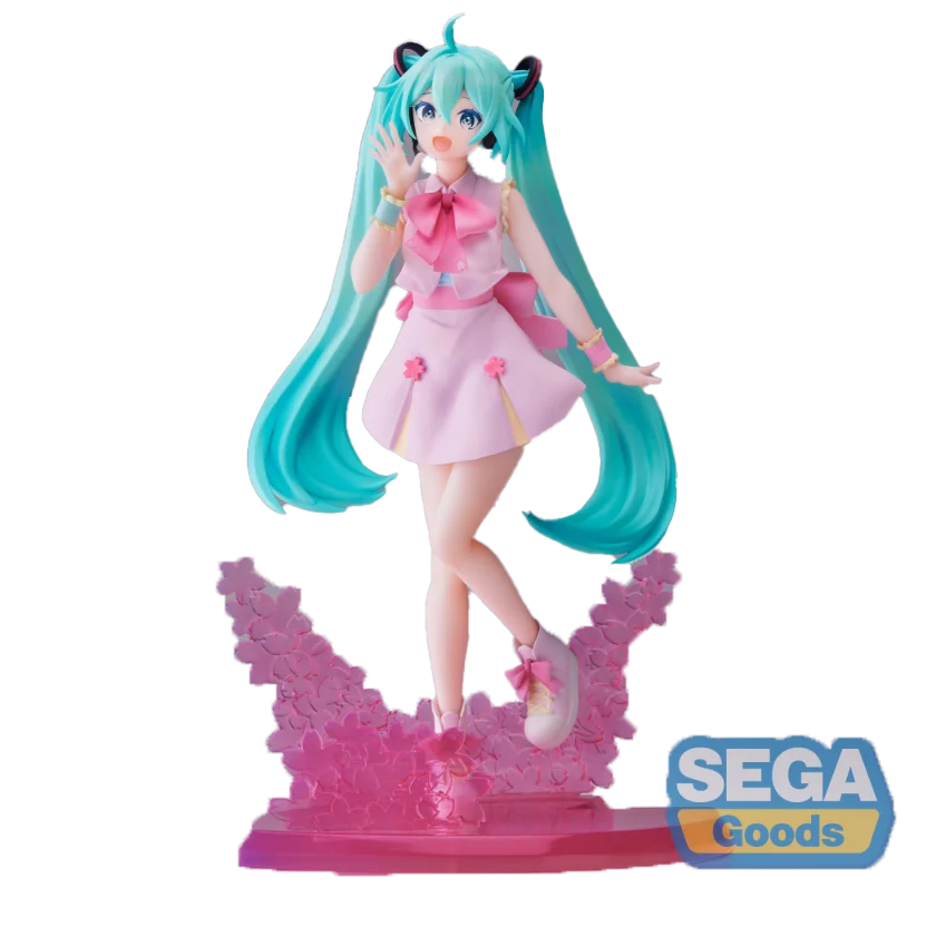 

In Stock Original Genuine SEGA Luminasta Hatsune Miku Piapro PVC Action Anime Figure Model Toys Doll Gift