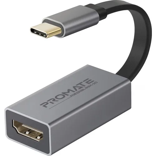 Promate Medialink-H1 Тип C-HDMI соединение от кабеля Сверхбыстрый преобразователь 4 k30hz |