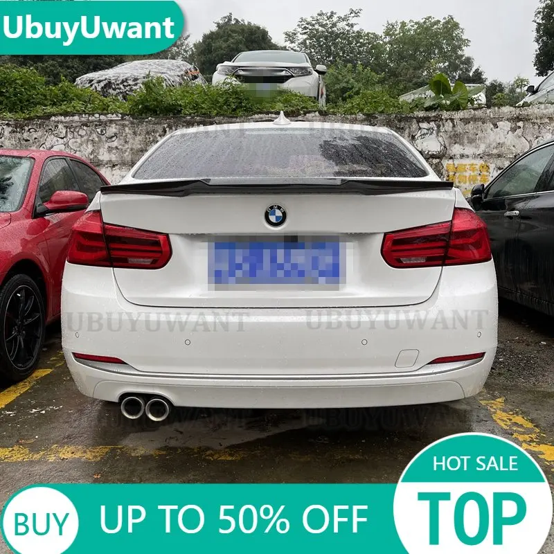 

UBUYUWANT для BMW F30 F35 320i 328 2011-2018, внешний задний спойлер из углеродного волокна, задний спойлер для багажника, украшение для багажника, автомобильный Стайлинг